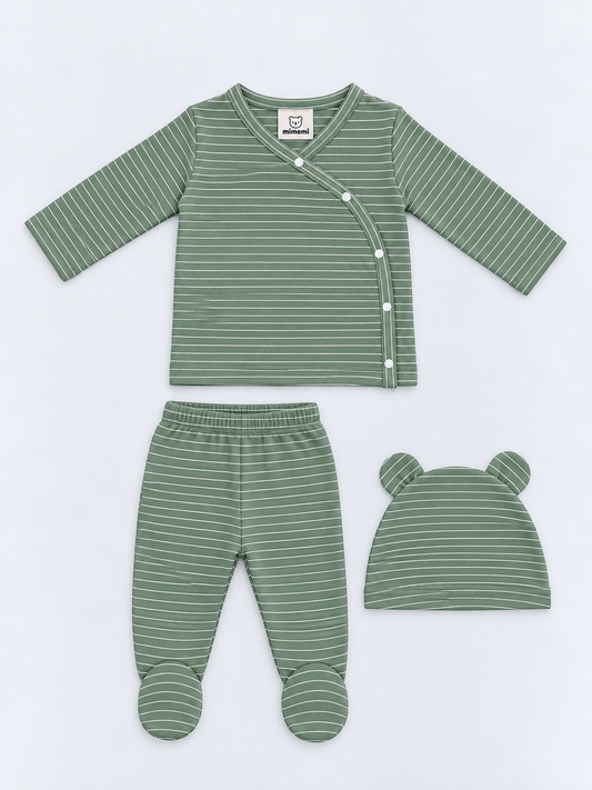 Set 3 Piezas Verde (Incluye gorro)